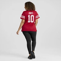 Women's Nike Mac Jones  Scarlet San Francisco 49ers Team Game Jersey