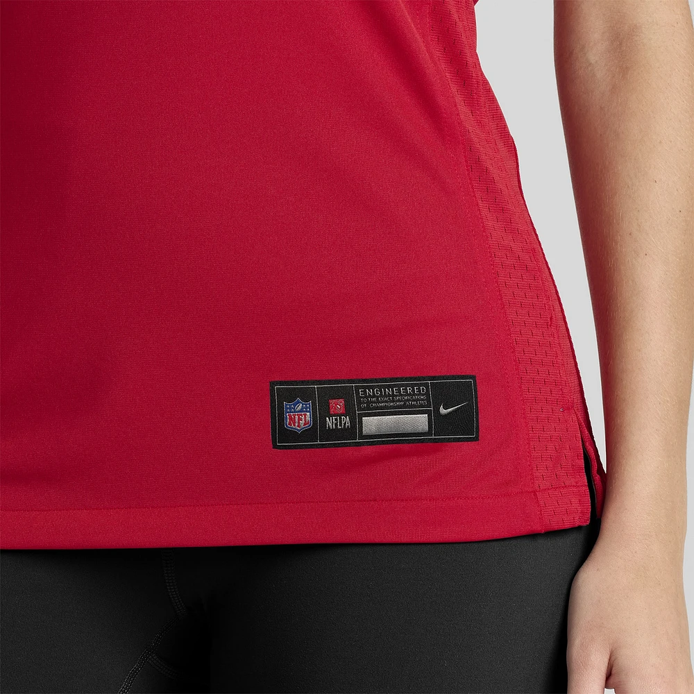 Women's Nike Mac Jones  Scarlet San Francisco 49ers Team Game Jersey