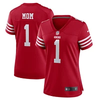 Women's Nike Number 1 Mom Scarlet San Francisco 49ers Game Jersey