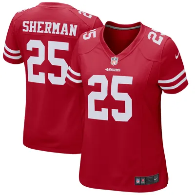 San Francisco 49ers Nike 75th Anniversary Game Jersey - Scarlet