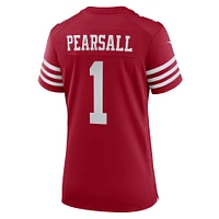 Women's Nike Ricky Pearsall  Scarlet San Francisco 49ers Team Game Jersey