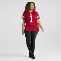 Women's Nike Ricky Pearsall  Scarlet San Francisco 49ers Team Game Jersey