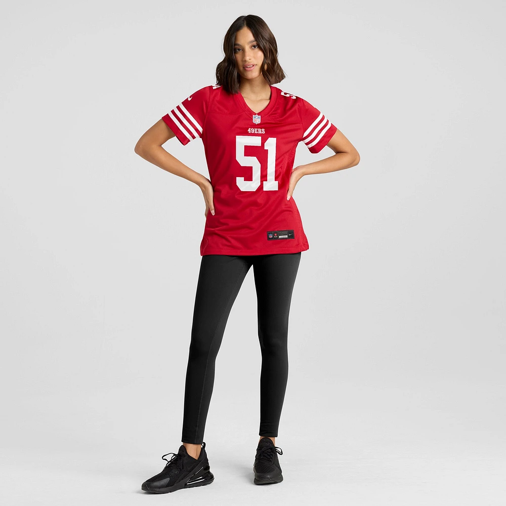 JERSEY NFL TC FTF 49ER ROUGE FEMME 2022 JERLADGME