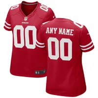 Lids San Francisco 49ers Nike Women's Custom Game Jersey - Scarlet