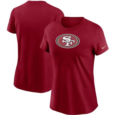 Women's Nike Scarlet San Francisco 49ers Logo Essential T-Shirt