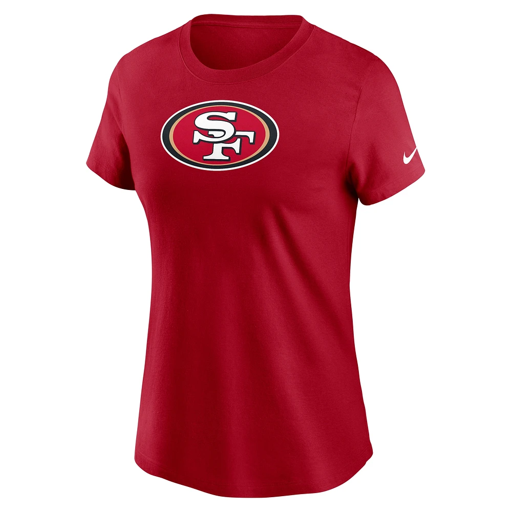 Women's Nike Scarlet San Francisco 49ers  Primary Logo T-Shirt