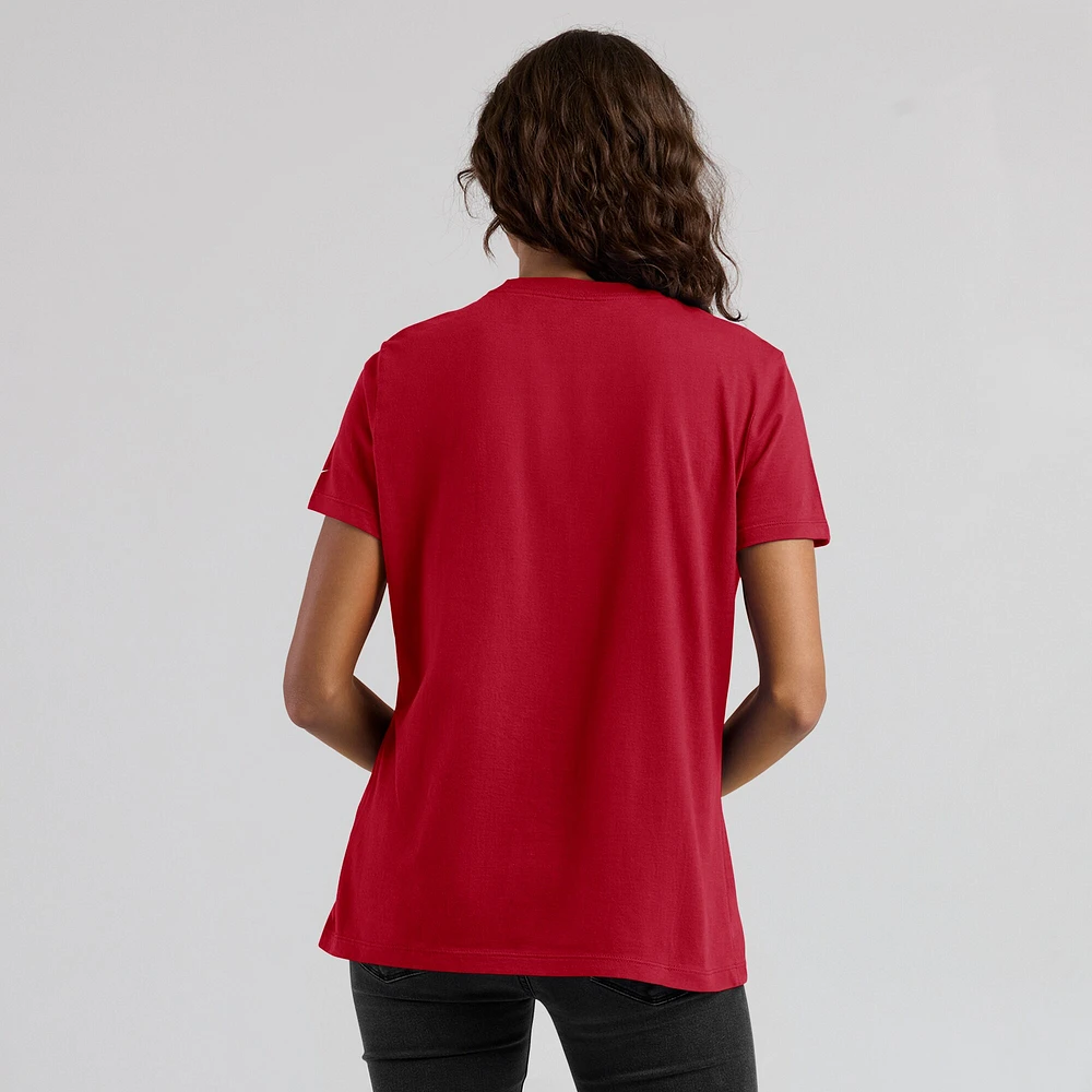 Women's Nike Scarlet San Francisco 49ers  Primary Logo T-Shirt
