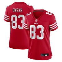 Women's Nike Terique Owens  Scarlet San Francisco 49ers Team Game Jersey