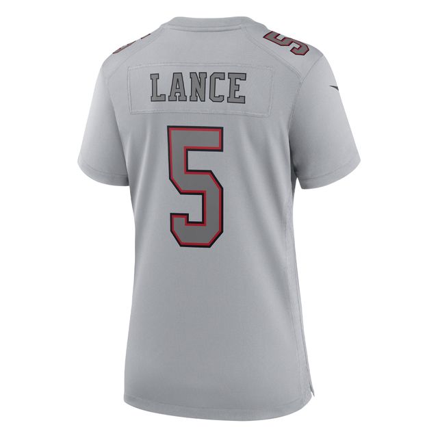 Maillot Nike Trey Lance pour femme, gris, San Francisco 49ers, Atmosphere Fashion Game