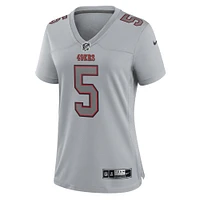Maillot Nike Trey Lance pour femme, gris, San Francisco 49ers, Atmosphere Fashion Game