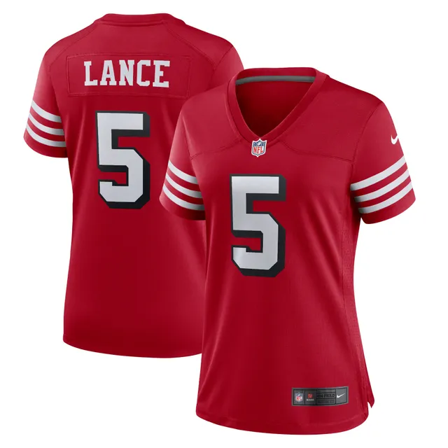 Lids Trey Lance San Francisco 49ers Nike Women's Atmosphere Fashion Game  Jersey - Gray