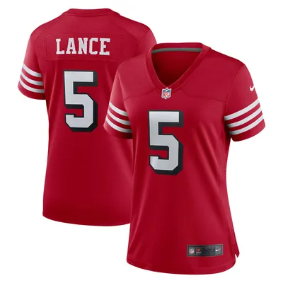 Women's Nike Trey Lance Scarlet San Francisco 49ers Player Jersey