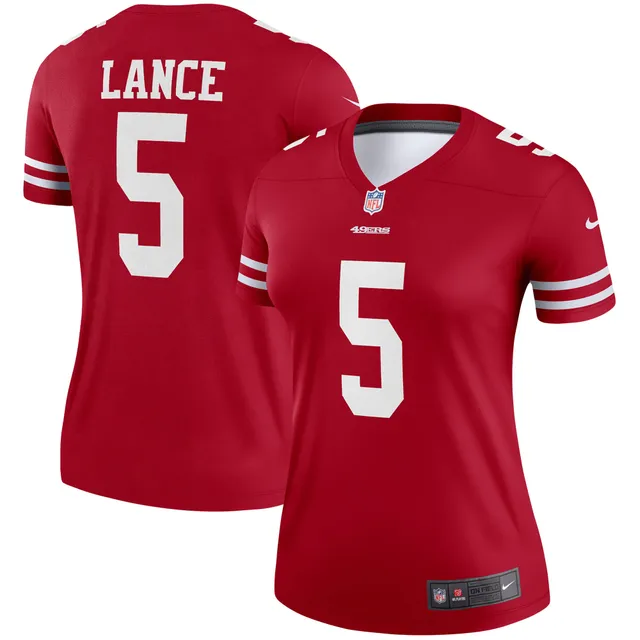 Preschool Nike Trey Lance Scarlet San Francisco 49ers Game Jersey