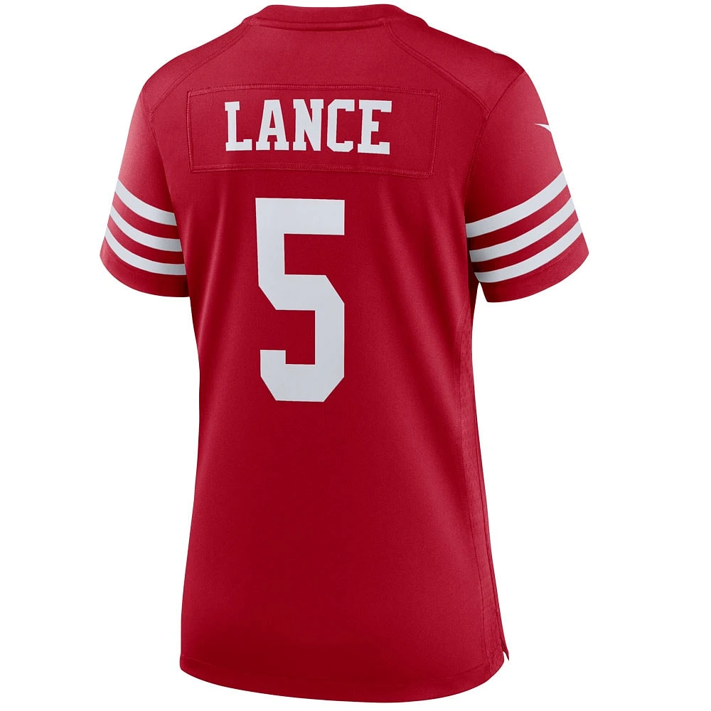 Maillot de joueur Nike Trey Lance Scarlet San Francisco 49ers pour femme