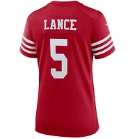 Maillot de joueur Nike Trey Lance Scarlet San Francisco 49ers pour femme