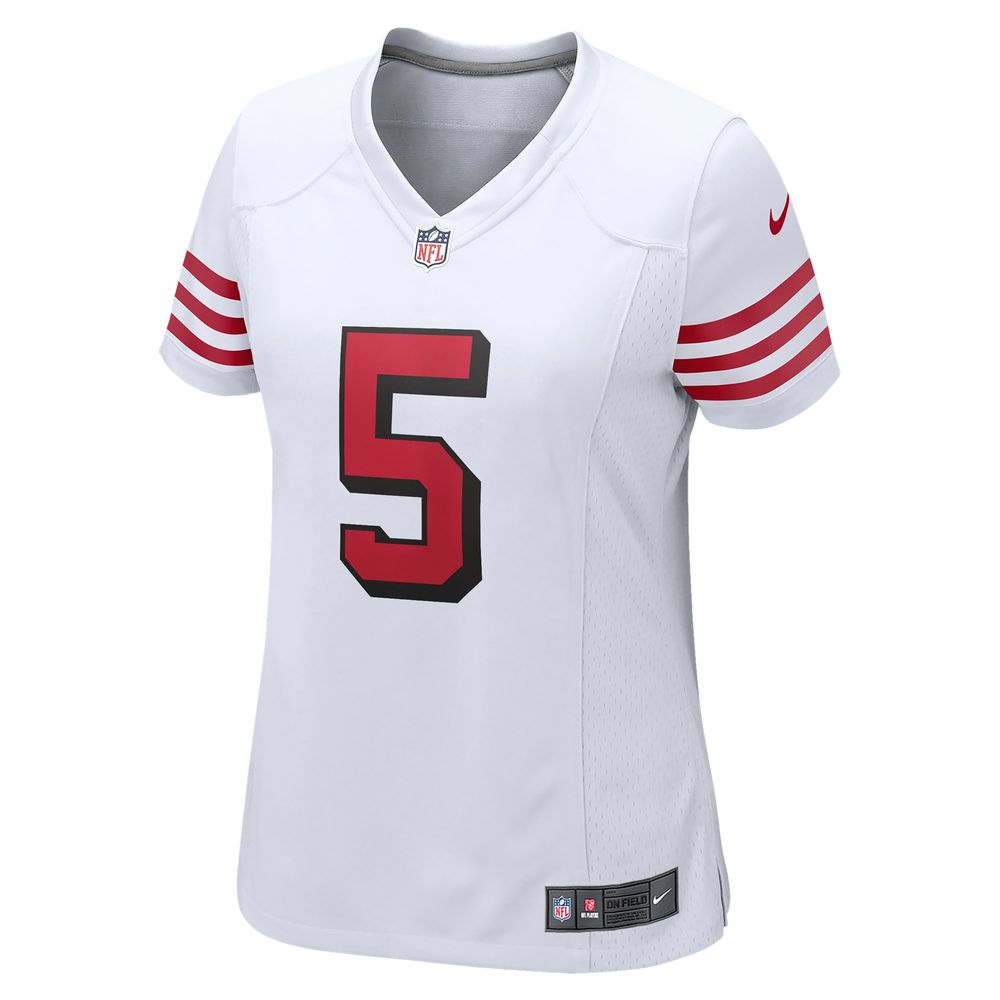 Nike Youth Boys Trey Lance White San Francisco 49ers Game Jersey