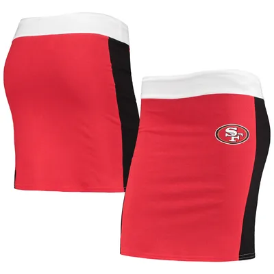 San Francisco 49ers Refried Apparel Women's Sustainable Short Skirt - Scarlet