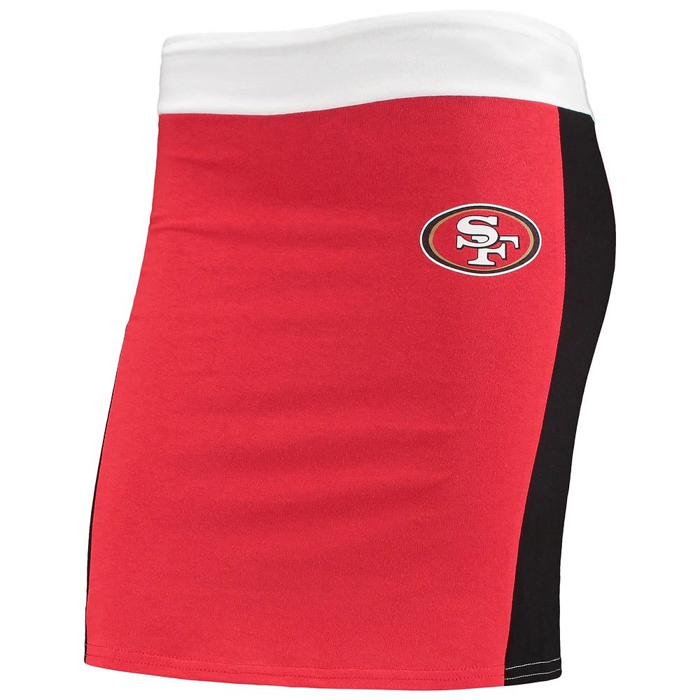 Women's Refried Apparel Scarlet San Francisco 49ers Sustainable Short Skirt