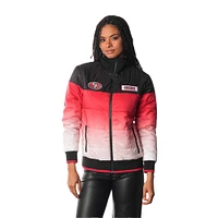 Doudoune zippée intégrale ombrée Scarlet San Francisco 49ers de The Wild Collective pour femme