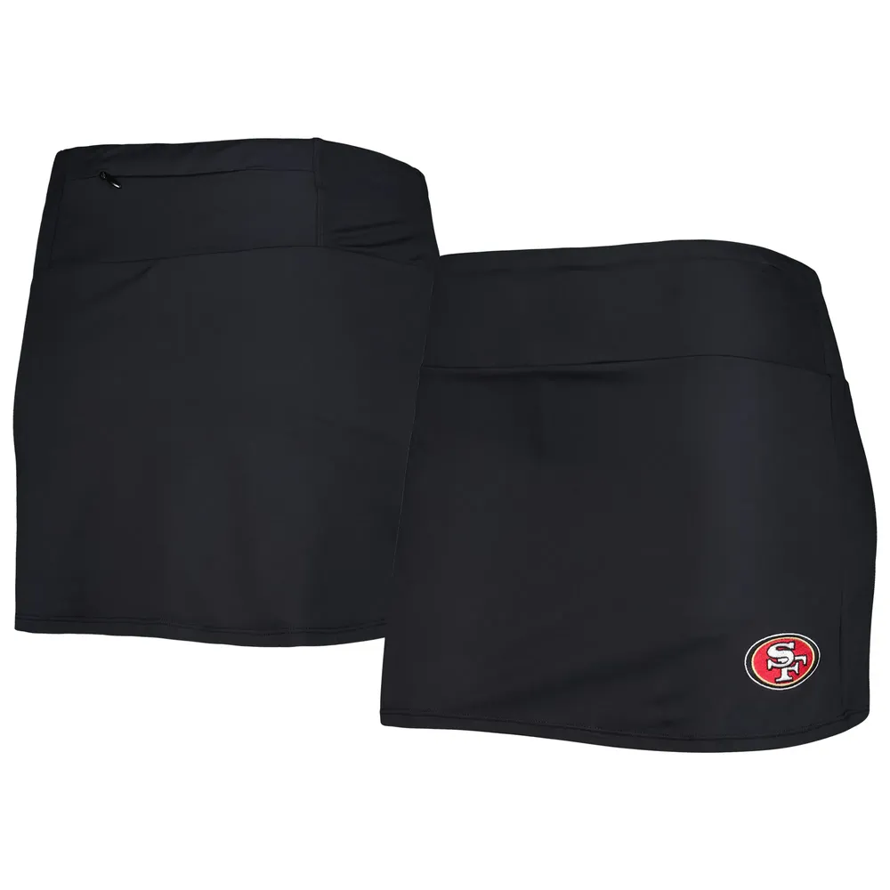 Lids San Francisco 49ers Tommy Bahama Women's Pearl Pull-On Swim Skort -  Black