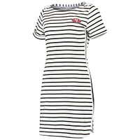 Women's Tommy Bahama White San Francisco 49ers Tri-Blend Jovanna Striped Dress