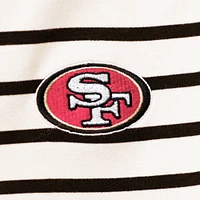 Women's Tommy Bahama White San Francisco 49ers Tri-Blend Jovanna Striped Dress