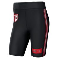 Women's WEAR by Erin Andrews Black San Francisco 49ers Biker Shorts