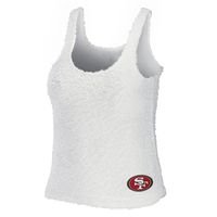 Women's WEAR by Erin Andrews Cream San Francisco 49ers Cozy Scoop Neck Tank Top & Pants Sleep Set