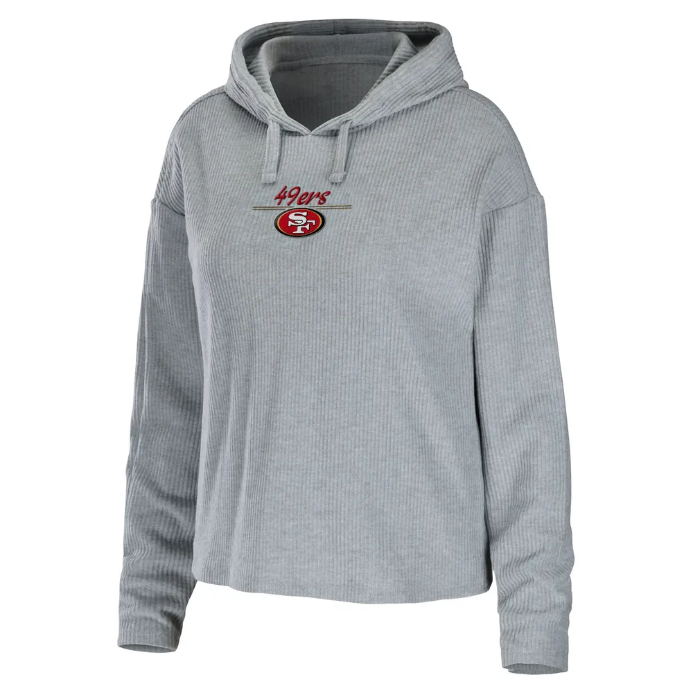 Women's Wear by Erin Andrews White San Francisco 49ers Domestic Pullover Sweatshirt Size: Small