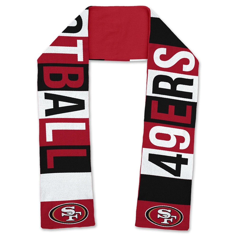 Women's WEAR by Erin Andrews  San Francisco 49ers Block Jacquard Scarf & Glove Set