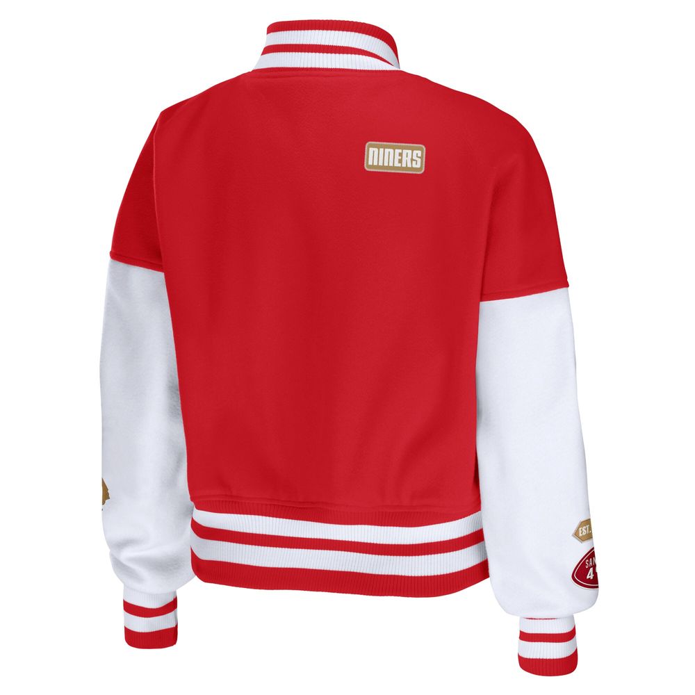 San Francisco 49ers Varsity Red/White Jacket