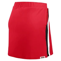 Jupe-short à rayures Scarlet San Francisco 49ers pour femme WEAR by Erin Andrews