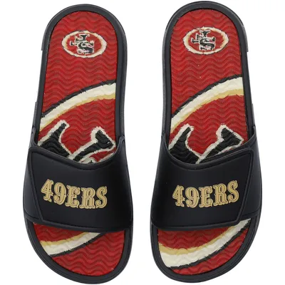 San Francisco 49ers FOCO Youth Gel Slide Sandals