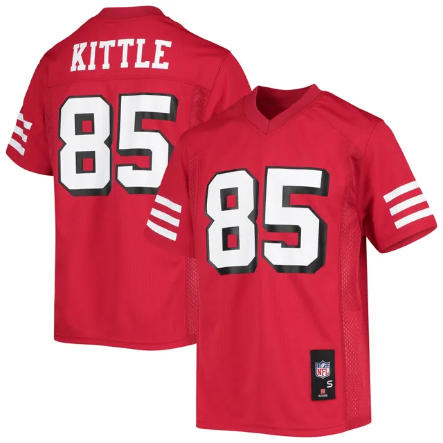 Fanatics Branded Women's Plus Size George Kittle Scarlet San Francisco 49ers Name Number V-Neck T-Shirt - Scarlet