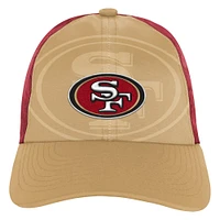 Youth Gold/Scarlet San Francisco 49ers Combine Two-Tone Adjustable Hat