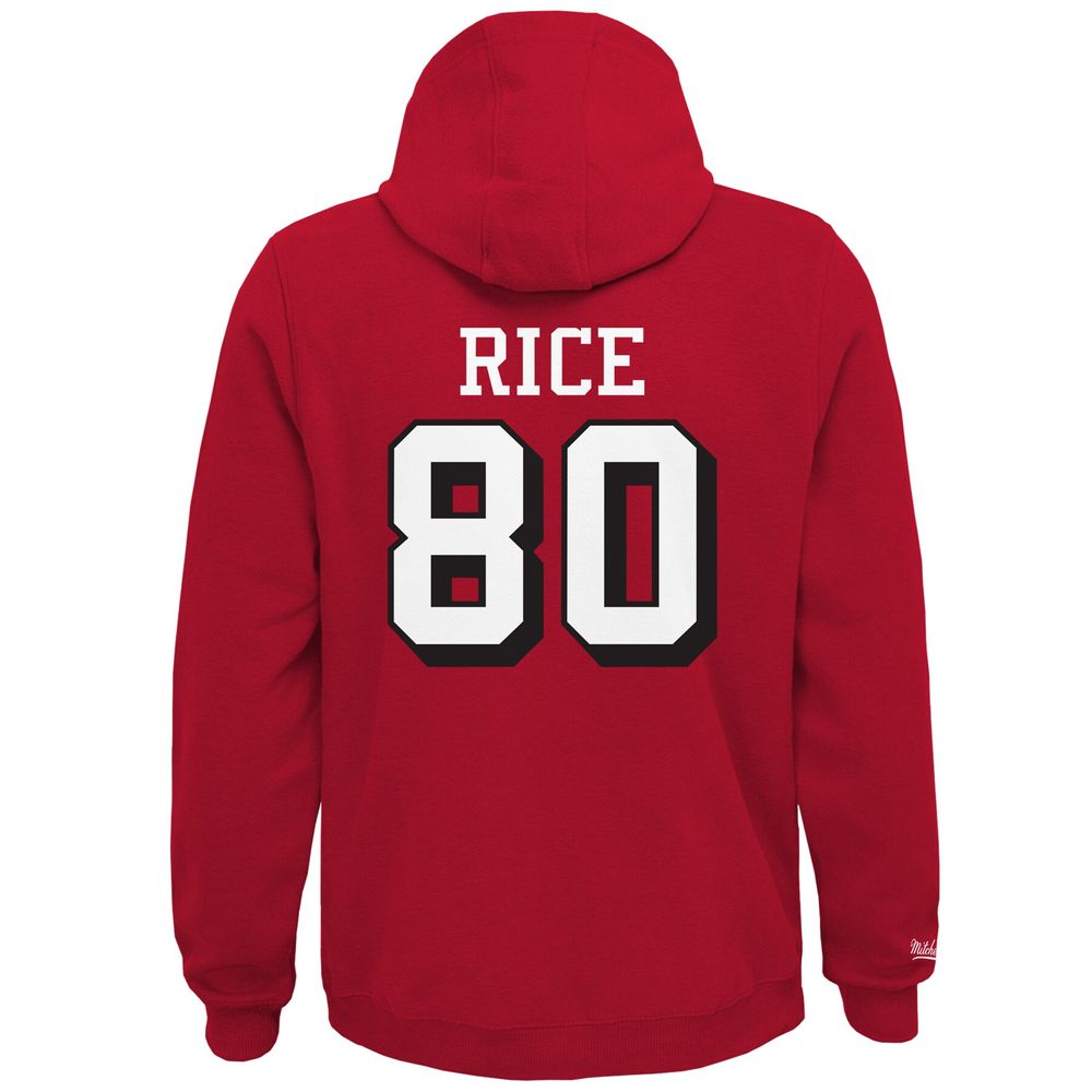 Mitchell & Ness Youth Mitchell & Ness Jerry Rice Scarlet San