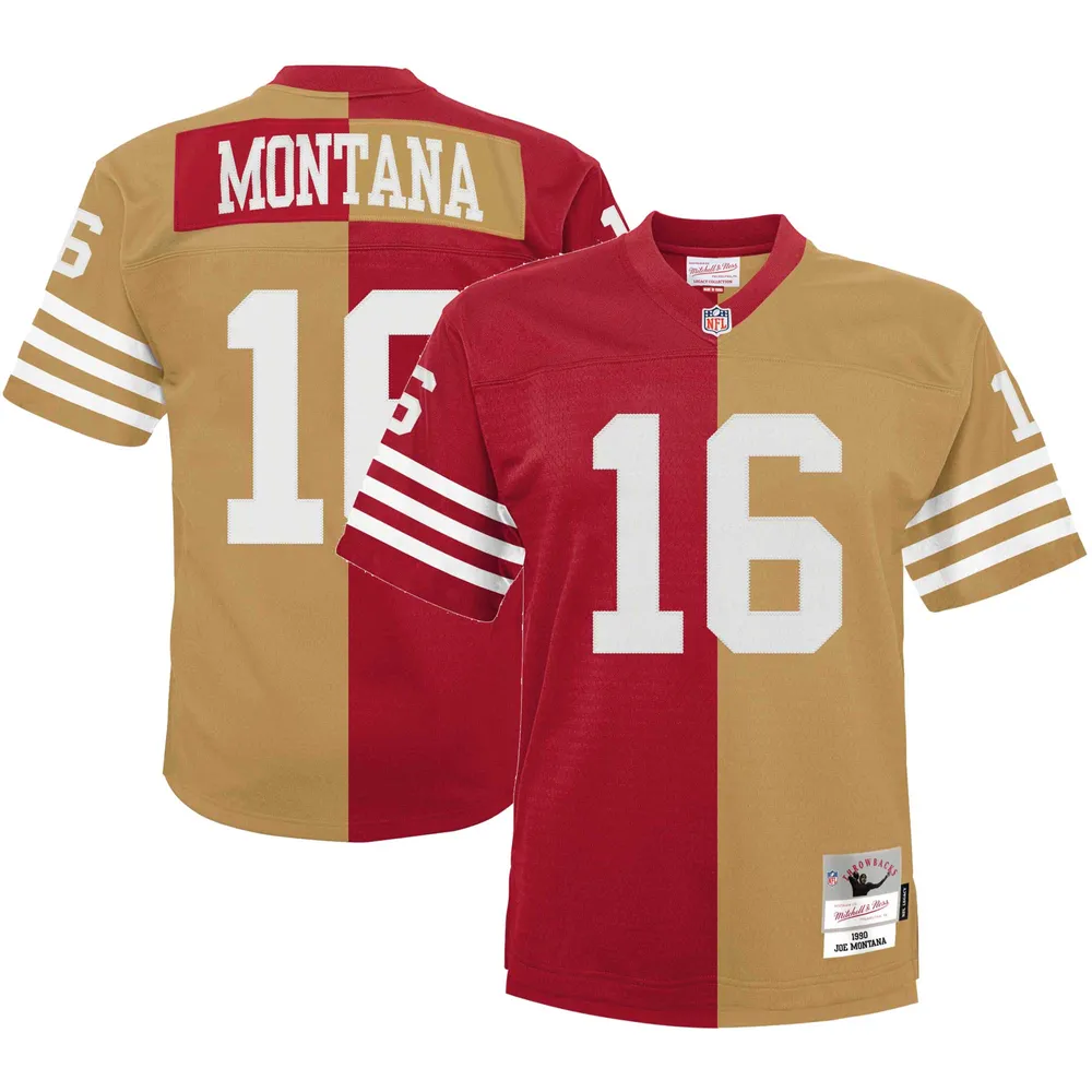 Lids Joe Montana San Francisco 49ers Mitchell & Ness Youth Split