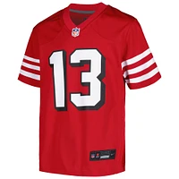 Maillot de match Nike Brock Purdy Scarlet pour jeunes des 49ers San Francisco