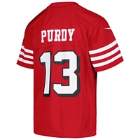 Maillot de match Nike Brock Purdy Scarlet pour jeunes des 49ers San Francisco