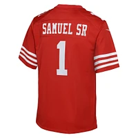 Youth Nike Deebo Samuel Sr Scarlet San Francisco 49ers Game Player Jersey
