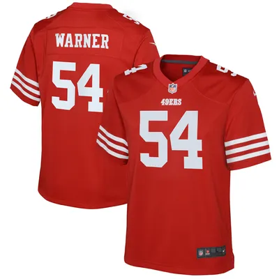 Men's Nike Fred Warner Scarlet San Francisco 49ers 75th