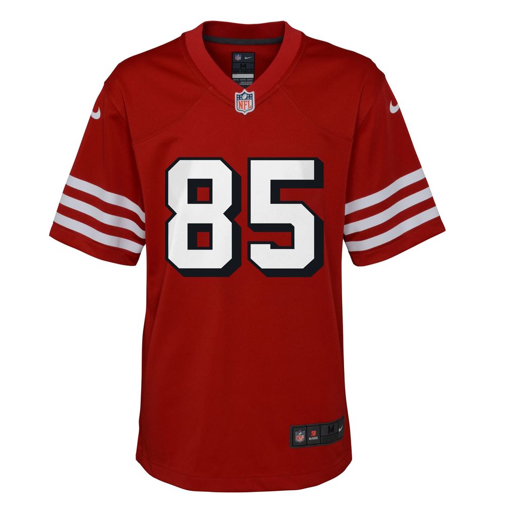 Nike Youth San Francisco 49ers Alternate Game Jersey - George Kittle - Scarlet