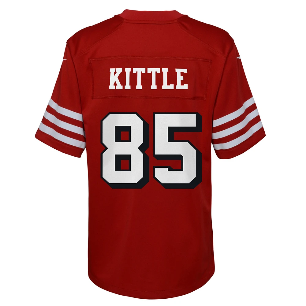 Youth Nike George Kittle Scarlet San Francisco 49ers Alternate Game Jersey