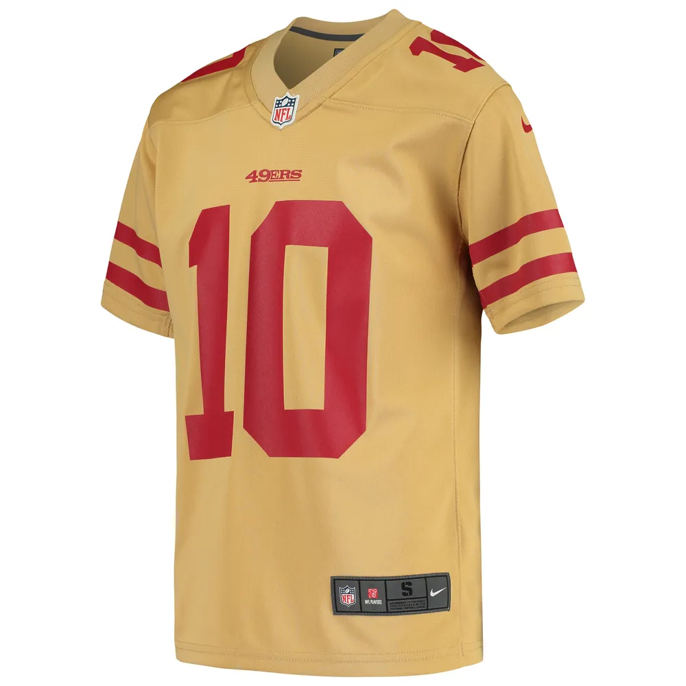 Nike Youth Nike Jimmy Garoppolo Gold San Francisco 49ers Inverted Game  Jersey