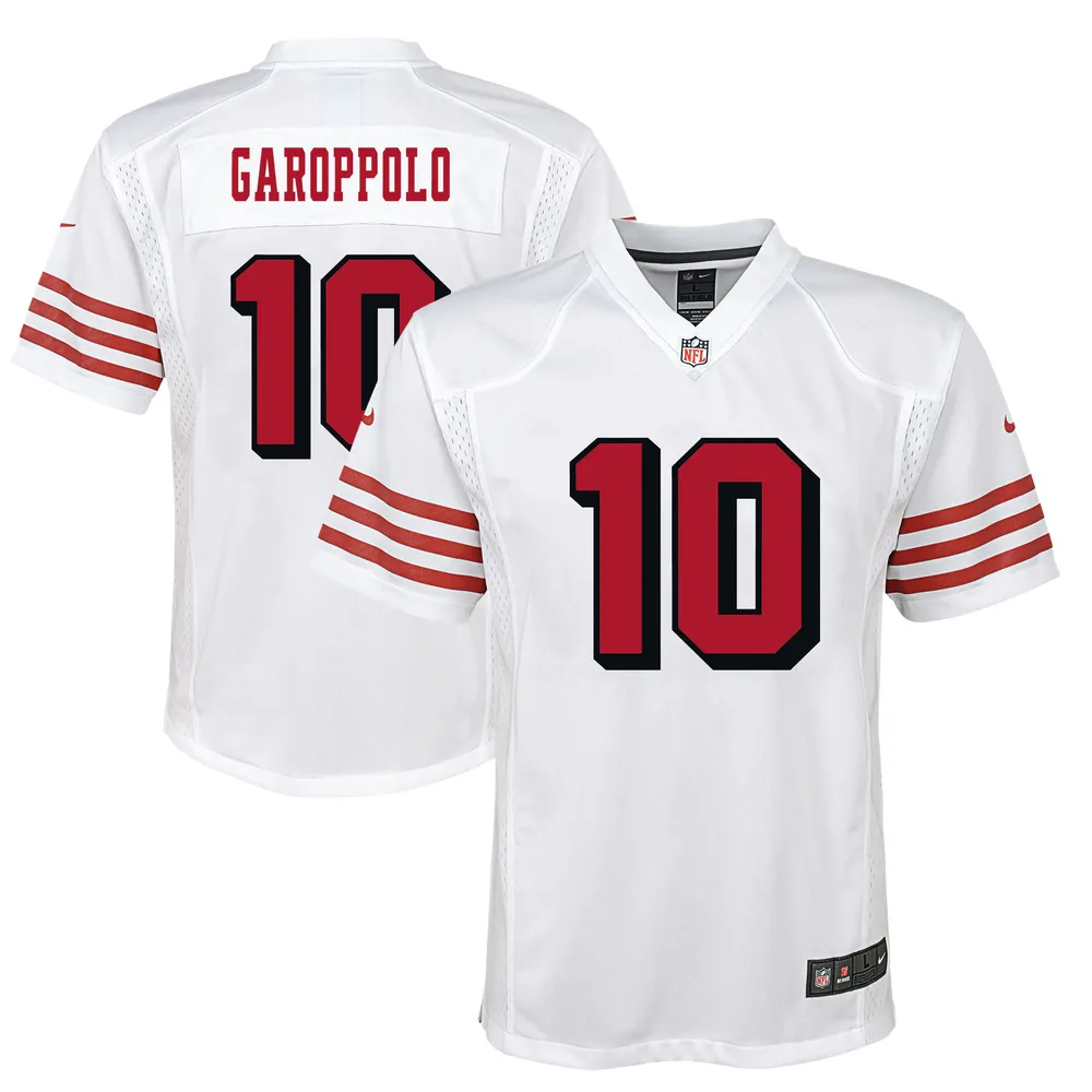 cuerno análisis tema Lids Jimmy Garoppolo San Francisco 49ers Nike Youth Color Rush Player Game  Jersey - White | Brazos Mall