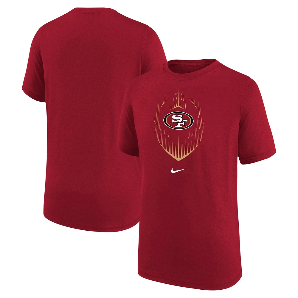 Youth Nike Scarlet San Francisco 49ers Legend Icon T-Shirt