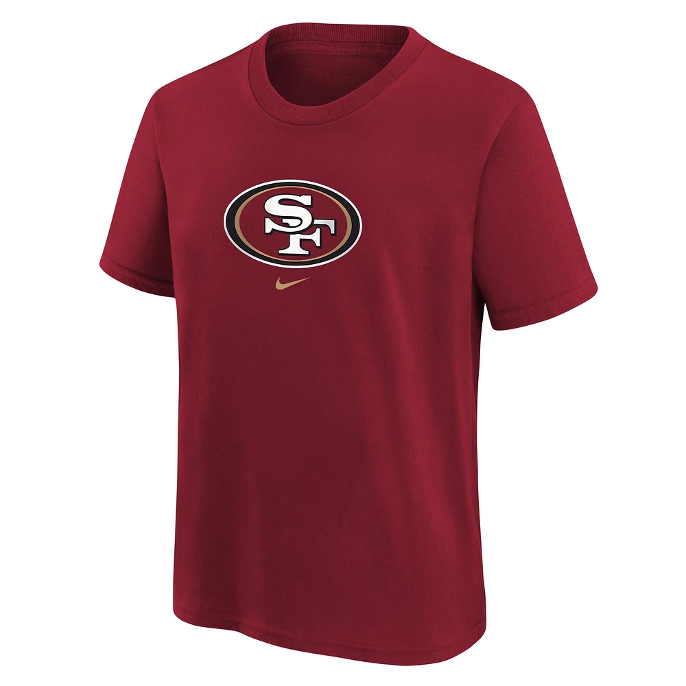 Youth Nike Scarlet San Francisco 49ers Logo T-Shirt