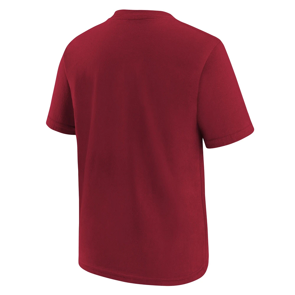 Youth Nike Scarlet San Francisco 49ers Logo T-Shirt