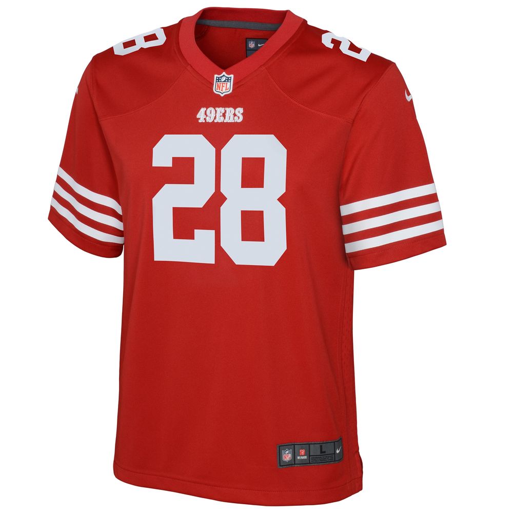 Youth Nike Trey Sermon Scarlet San Francisco 49ers Game Jersey