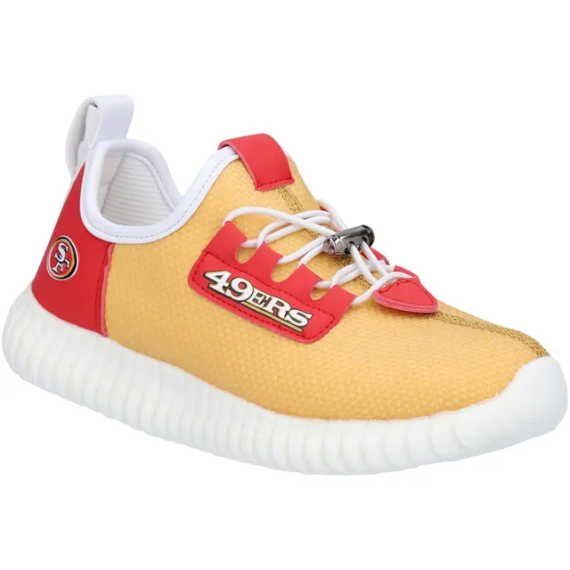 Youth San Francisco 49ers Low Top Light-Up Shoes